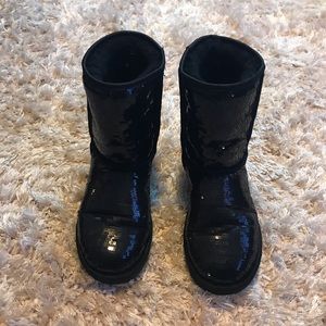 Black Sequins Uggs!!